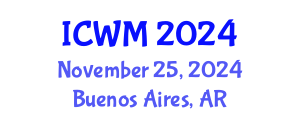 International Conference on Waste Management (ICWM) November 25, 2024 - Buenos Aires, Argentina