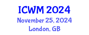 International Conference on Waste Management (ICWM) November 25, 2024 - London, United Kingdom