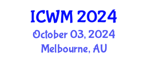 International Conference on Waste Management (ICWM) October 03, 2024 - Melbourne, Australia