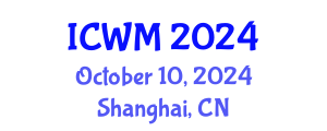 International Conference on Waste Management (ICWM) October 10, 2024 - Shanghai, China