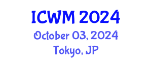 International Conference on Waste Management (ICWM) October 03, 2024 - Tokyo, Japan