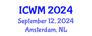 International Conference on Waste Management (ICWM) September 12, 2024 - Amsterdam, Netherlands