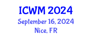 International Conference on Waste Management (ICWM) September 16, 2024 - Nice, France