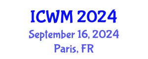 International Conference on Waste Management (ICWM) September 16, 2024 - Paris, France