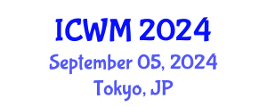 International Conference on Waste Management (ICWM) September 05, 2024 - Tokyo, Japan