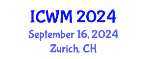 International Conference on Waste Management (ICWM) September 16, 2024 - Zurich, Switzerland
