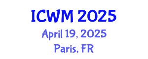International Conference on Waste Management (ICWM) April 19, 2025 - Paris, France