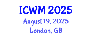 International Conference on Waste Management (ICWM) August 19, 2025 - London, United Kingdom