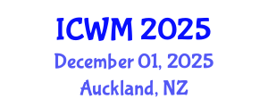 International Conference on Waste Management (ICWM) December 01, 2025 - Auckland, New Zealand