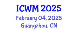 International Conference on Waste Management (ICWM) February 04, 2025 - Guangzhou, China
