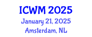 International Conference on Waste Management (ICWM) January 21, 2025 - Amsterdam, Netherlands