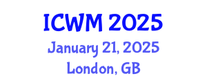 International Conference on Waste Management (ICWM) January 21, 2025 - London, United Kingdom