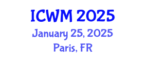 International Conference on Waste Management (ICWM) January 25, 2025 - Paris, France