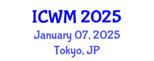 International Conference on Waste Management (ICWM) January 07, 2025 - Tokyo, Japan