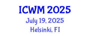 International Conference on Waste Management (ICWM) July 19, 2025 - Helsinki, Finland