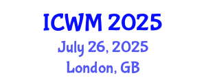 International Conference on Waste Management (ICWM) July 26, 2025 - London, United Kingdom