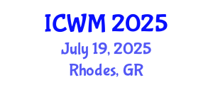 International Conference on Waste Management (ICWM) July 19, 2025 - Rhodes, Greece