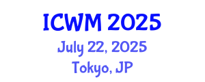 International Conference on Waste Management (ICWM) July 22, 2025 - Tokyo, Japan