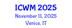 International Conference on Waste Management (ICWM) November 11, 2025 - Venice, Italy