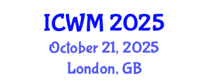 International Conference on Waste Management (ICWM) October 21, 2025 - London, United Kingdom