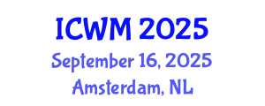 International Conference on Waste Management (ICWM) September 16, 2025 - Amsterdam, Netherlands