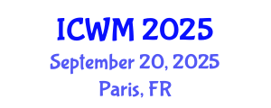 International Conference on Waste Management (ICWM) September 20, 2025 - Paris, France