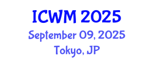 International Conference on Waste Management (ICWM) September 09, 2025 - Tokyo, Japan