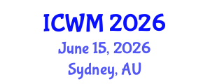 International Conference on Waste Management (ICWM) June 15, 2026 - Sydney, Australia