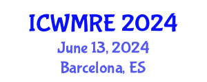 International Conference on Waste Management, Recycling and Environment (ICWMRE) June 13, 2024 - Barcelona, Spain