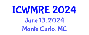 International Conference on Waste Management, Recycling and Environment (ICWMRE) June 13, 2024 - Monte Carlo, Monaco