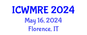 International Conference on Waste Management, Recycling and Environment (ICWMRE) May 16, 2024 - Florence, Italy