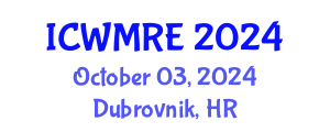 International Conference on Waste Management, Recycling and Environment (ICWMRE) October 03, 2024 - Dubrovnik, Croatia