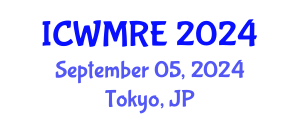 International Conference on Waste Management, Recycling and Environment (ICWMRE) September 05, 2024 - Tokyo, Japan