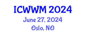 International Conference on Wastewater and Water Management (ICWWM) June 27, 2024 - Oslo, Norway
