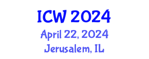 International Conference on Wastewater (ICW) April 22, 2024 - Jerusalem, Israel