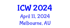 International Conference on Wastewater (ICW) April 11, 2024 - Melbourne, Australia