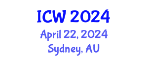 International Conference on Wastewater (ICW) April 22, 2024 - Sydney, Australia