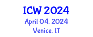 International Conference on Wastewater (ICW) April 04, 2024 - Venice, Italy