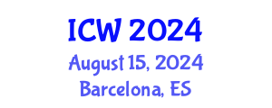 International Conference on Wastewater (ICW) August 15, 2024 - Barcelona, Spain