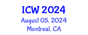 International Conference on Wastewater (ICW) August 05, 2024 - Montreal, Canada