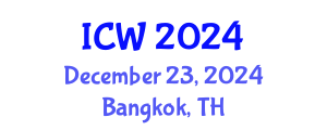 International Conference on Wastewater (ICW) December 23, 2024 - Bangkok, Thailand