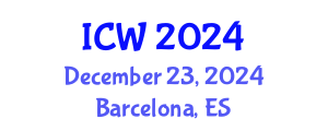 International Conference on Wastewater (ICW) December 23, 2024 - Barcelona, Spain