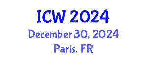 International Conference on Wastewater (ICW) December 30, 2024 - Paris, France