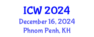 International Conference on Wastewater (ICW) December 16, 2024 - Phnom Penh, Cambodia