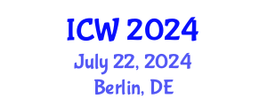 International Conference on Wastewater (ICW) July 22, 2024 - Berlin, Germany