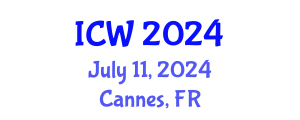 International Conference on Wastewater (ICW) July 11, 2024 - Cannes, France