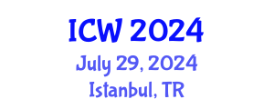 International Conference on Wastewater (ICW) July 29, 2024 - Istanbul, Turkey