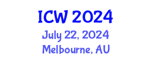 International Conference on Wastewater (ICW) July 22, 2024 - Melbourne, Australia