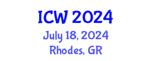 International Conference on Wastewater (ICW) July 18, 2024 - Rhodes, Greece