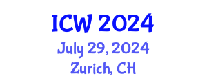 International Conference on Wastewater (ICW) July 29, 2024 - Zurich, Switzerland